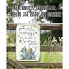 Metal Wall Art Bible Verse Poster Religious Home Decor Garden Sign
