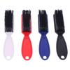 Kunststoffgriff Friseur Weiche Haarreinigungsbürste Barber Neck Duster Gebrochenes Haar entfernen Kamm Haarstyling-Tools Kamm
