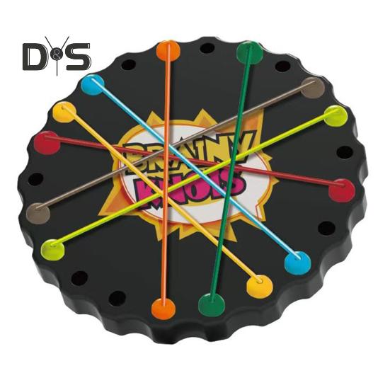 

1 набор для детей, игра по распутыванию веревок, настольная игра с узлами из скрученных веревок, логическое мышление, интерактивная обучающая красочная эластичная веревка, распутывающая игрушку A