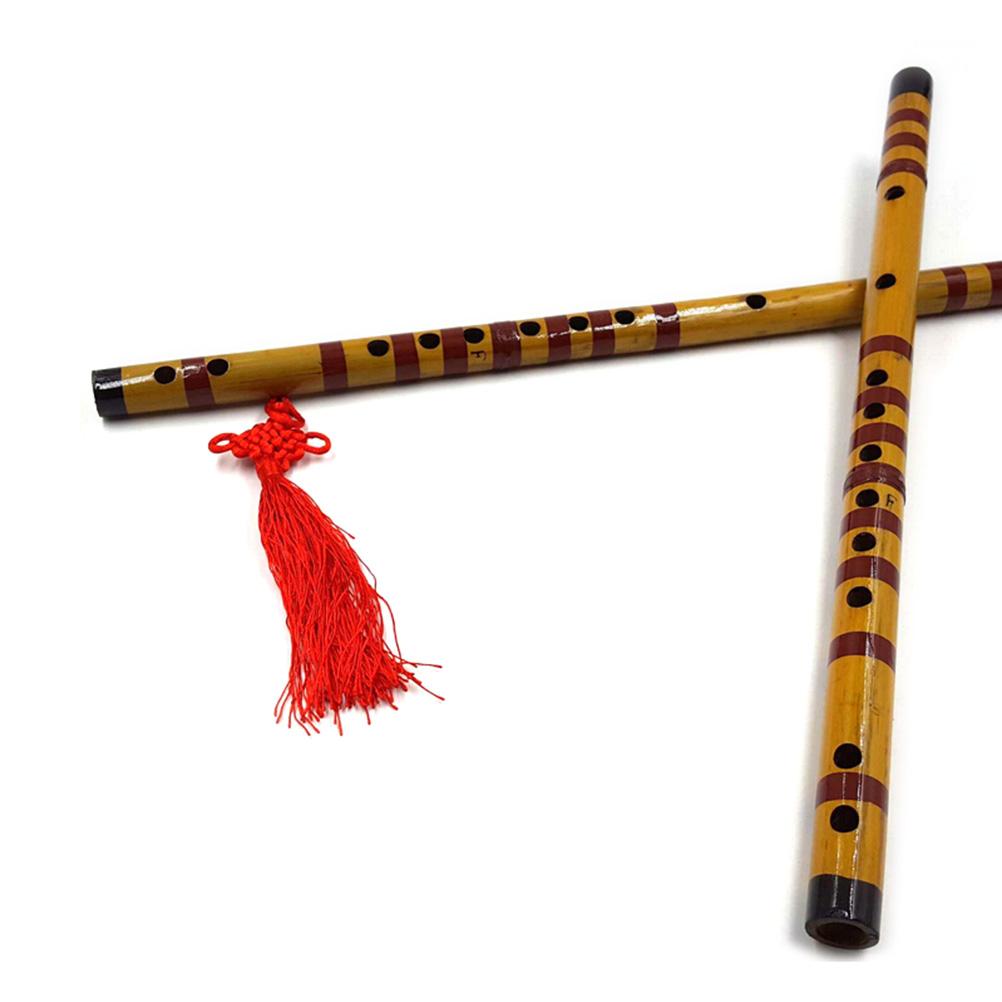 1PCS Long Bamboo Clarinet Student Musical Instrument 7 Hole For Learning Musical Toy 42.5cm