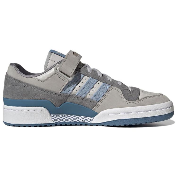 Adidas Originals Forum 84 Low Comfortable Low-Top Sneakers Unisex Sneakers Gray Blue HQ6333