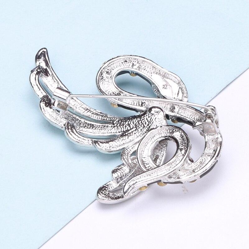 Blucome Emaye Yılan Kanatlı Şekilli Broş KitKat Tasarım Altın Renkli Alaşımlı Metal Broşlar Kadınlar Kızlar için Tesettür İğneleri