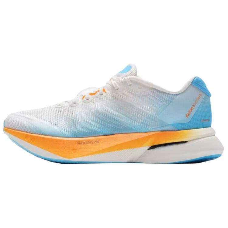

Adidas Adizero Boston 13 Удобные Прочные Беговые Кроссовки Унисекс Кроссовки Белый Синий Оранжевый KH6366 40