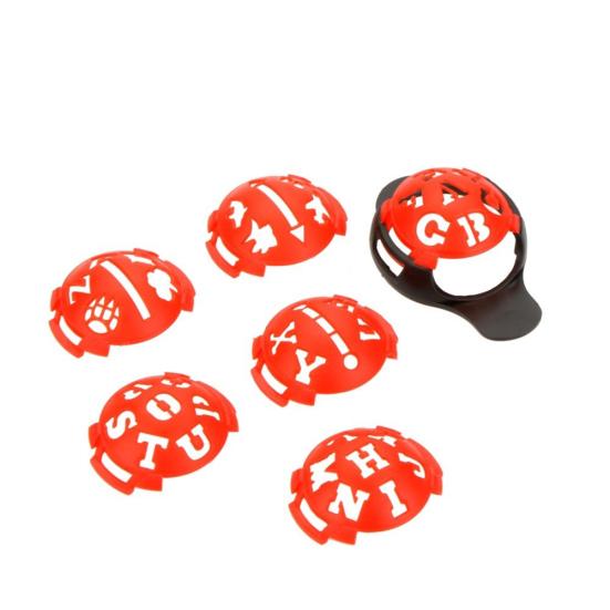 7Pcs Practical Golf Ball Line Liner Marker Drawing Template Alignment Tool