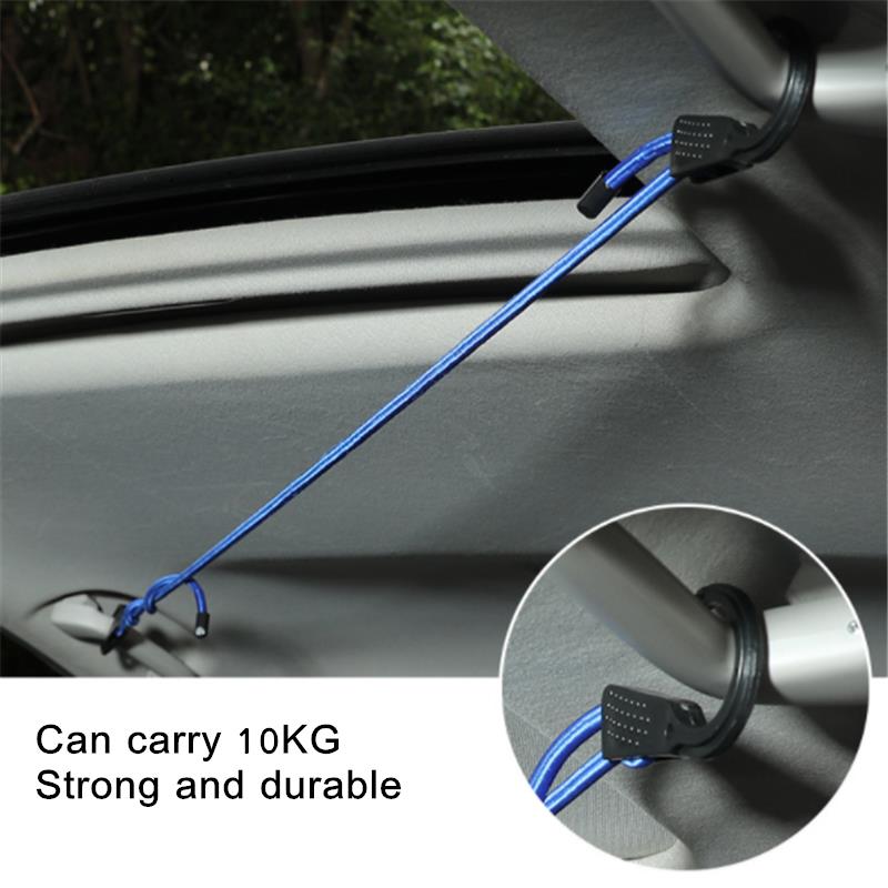 1.5M Elastic Strap Adjustable Tension Belt Car Clothesline Hook Cargo Luggage Lashing Buckle Rope For Motorcycle Travel