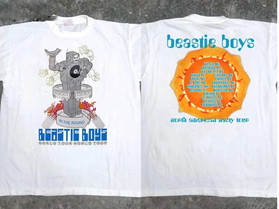 

Vintage 1998 Beastie Boys Tour TShirt Tee Short Sleeve Gift Fan S5XL Unisex T-Shirt S