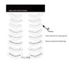 Lower Eyelash Tattoo Long-Lasting Waterproof And Sweatproof Simulation 3D False Eyelash Enlarge Double Under Eye Eyelash Sticker