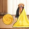 Large Pet Drying Towel Super Absorbent Quick Dry Bath Towel for Dogs and Cats Microfiber Fabric Non Shedding Lightweight Bath Cloth