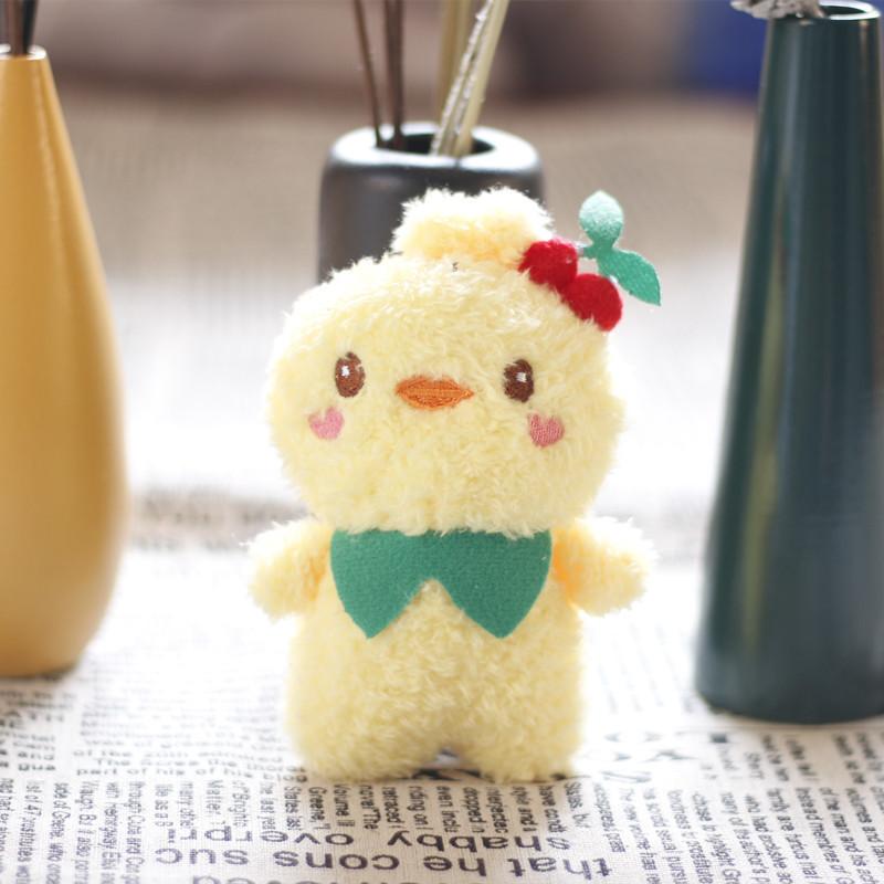 Cartoon Cute Small Bear Plush Toy With Pp Cotton Filling For Backpack Accessories