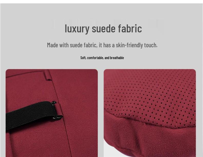 Suede Neck & Lumbar Pillow for Range Rover Sport, Discovery Sport, Evoque, Velar, Guardian Models