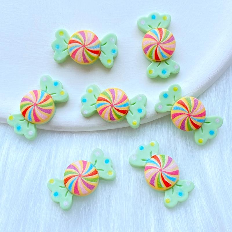 10/20Pcs New Resin Mini Candy / Lollipop Series Flat back Cabochons Scrapbooking DIY Jewelry Craft Decoration Accessories