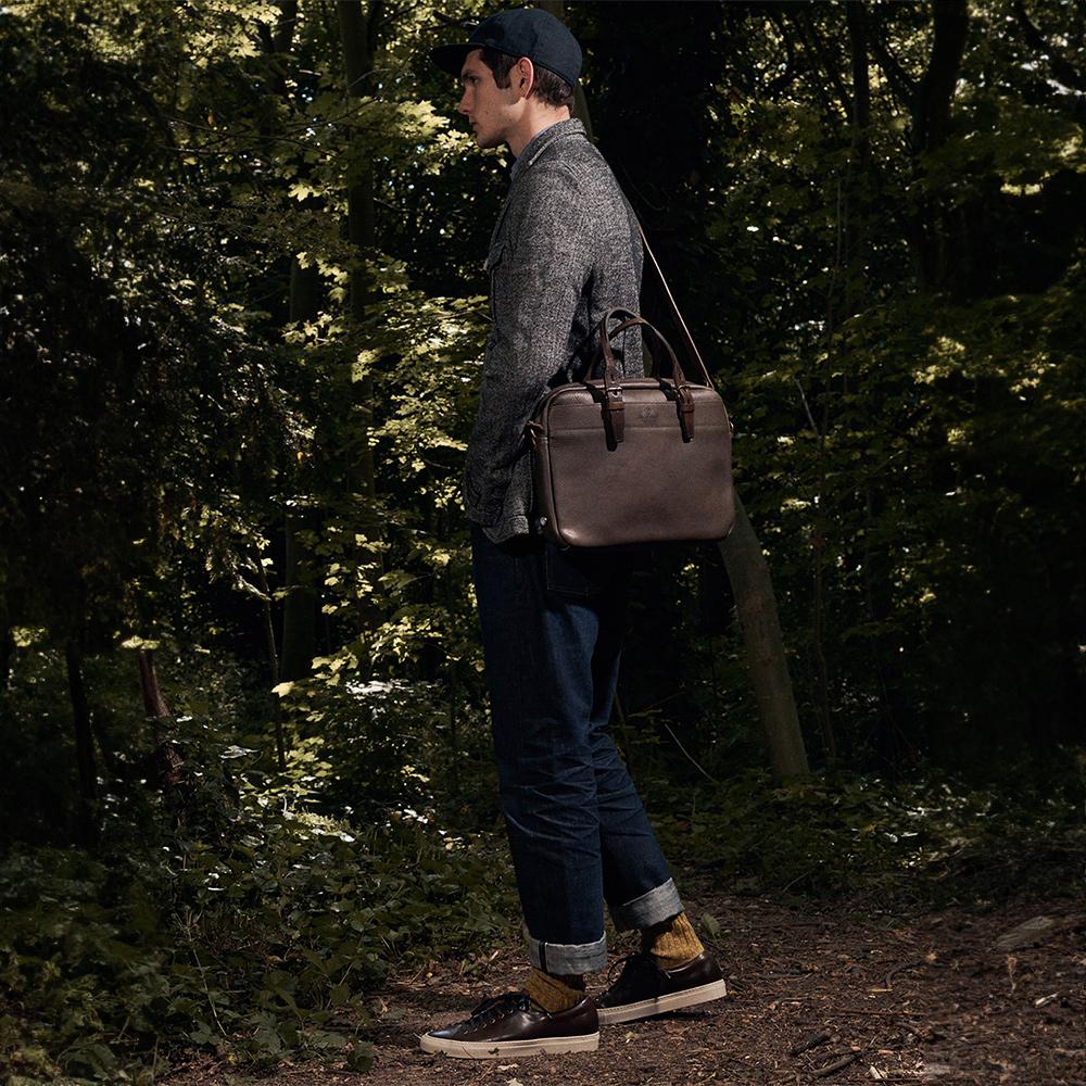 Bleudechauffe Folder Briefcase - Marine Blue