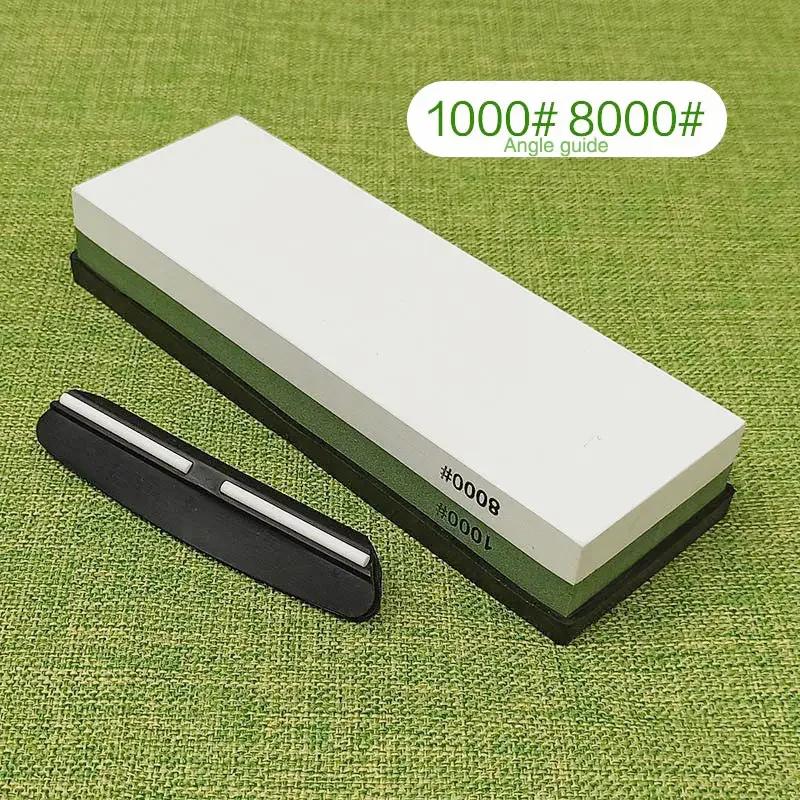 Oilstone Whetstone Sharpening Stone Fixed Knife Sharpener Angle guide 15degrees Accessories Kitche Knives Auxiliary Tool320-8000