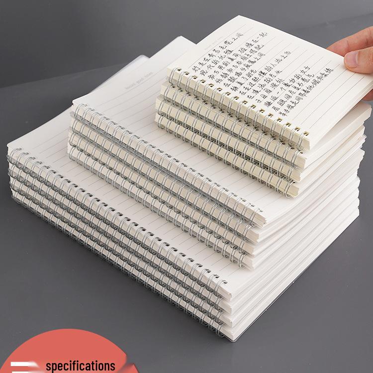 Student Notebook Set: A5 & B5 Thick Ruled Notebooks with Pocket Notepad