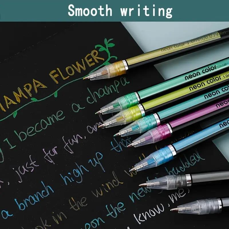 60-Count Vibrant Gel Pens Set - Fine Point Art Markers for Adult Coloring Books, Doodling, Scrapbooking, Writing - Students