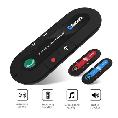Mini Wireless Bluetooth 4.1 Hands-Free Sun Visor Car Kit Universal Car MP3 Player Music Receiver Auto Accessories