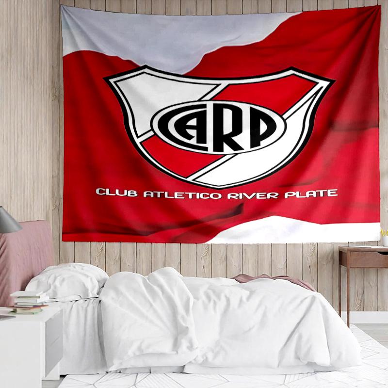 Club Atlético River Plate Tapestry for Bedroom Aesthetic Classroom Tapestries Wall Hanging for Living Room Dorm Office,Ideal Creative Gift