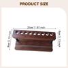 Pen Organizer Stand Wooden Nine Slot Desk Accessory Pencil Rack for Office Home Store Decoration