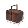 Handheld Wooden Container for Tea And Mooncakes, Ideal Home Living Room Or Office