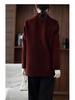 2025 Autumn/Winter Women's Double-Faced Wool Coat - Short, Loose, Petite Slimming Suit