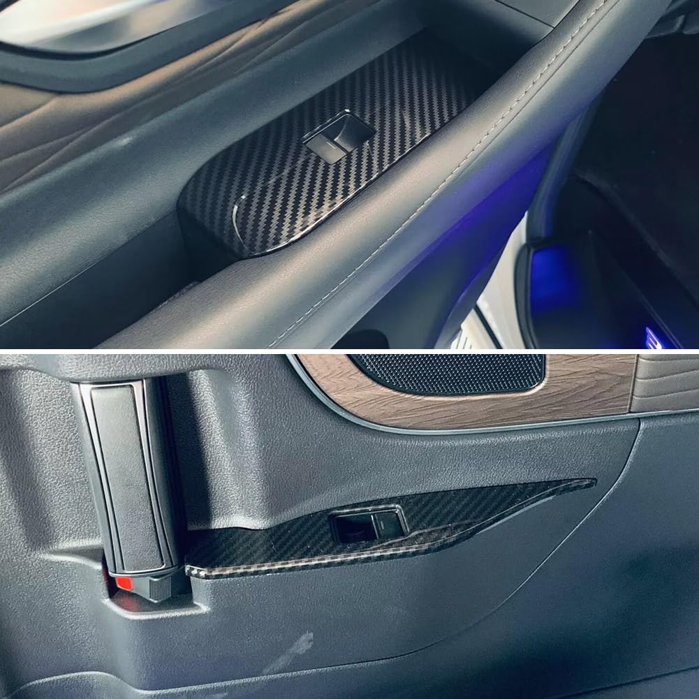 RUIQ Toyota New Alphard Vellfire 40 Series Exclusive Interior Door Window Button Switch Panel Cover Garnish Exclusively Designed for TOYOTA ALPHARD