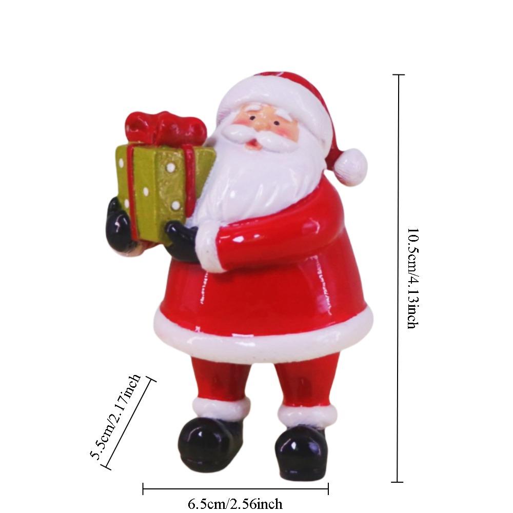 

Американський стиль Смоляні прикраси Санта-Клауса Різдвяний декор Підставка для свічок Домашня вечірка Святкові приналежності Створення атмосфери Подарунки