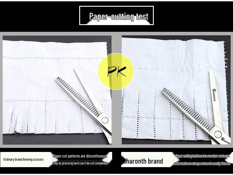 Professionelles 6-Zoll Friseurscheren-Set: Gerade & Ausdünnschere