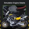 1/12 Scale R1250 GS Diecast Motorcycle Model Toy with Sound and Light for Kids Toddler Boys Girls Gift Collection