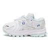 Li Ning Kids Lijun Comfortable Versatile Low-Top Non-Slip Shock Absorbing Wear-Resistant Sports Casual Shoes Kids Shoes White YKNS062-2