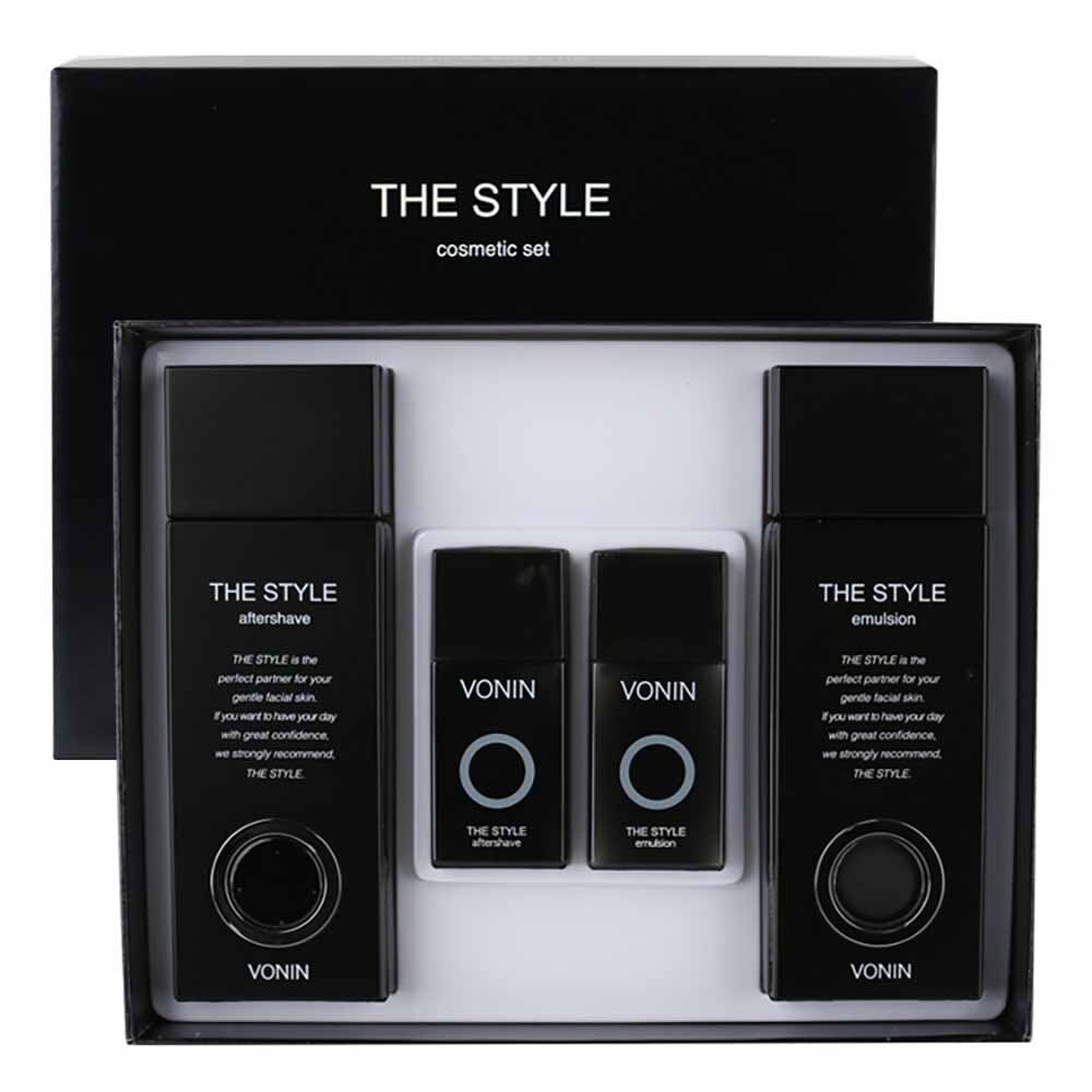 

A 2-piece men s basic set that leaves skin feeling refreshed and moisturized after shaving without irritation.