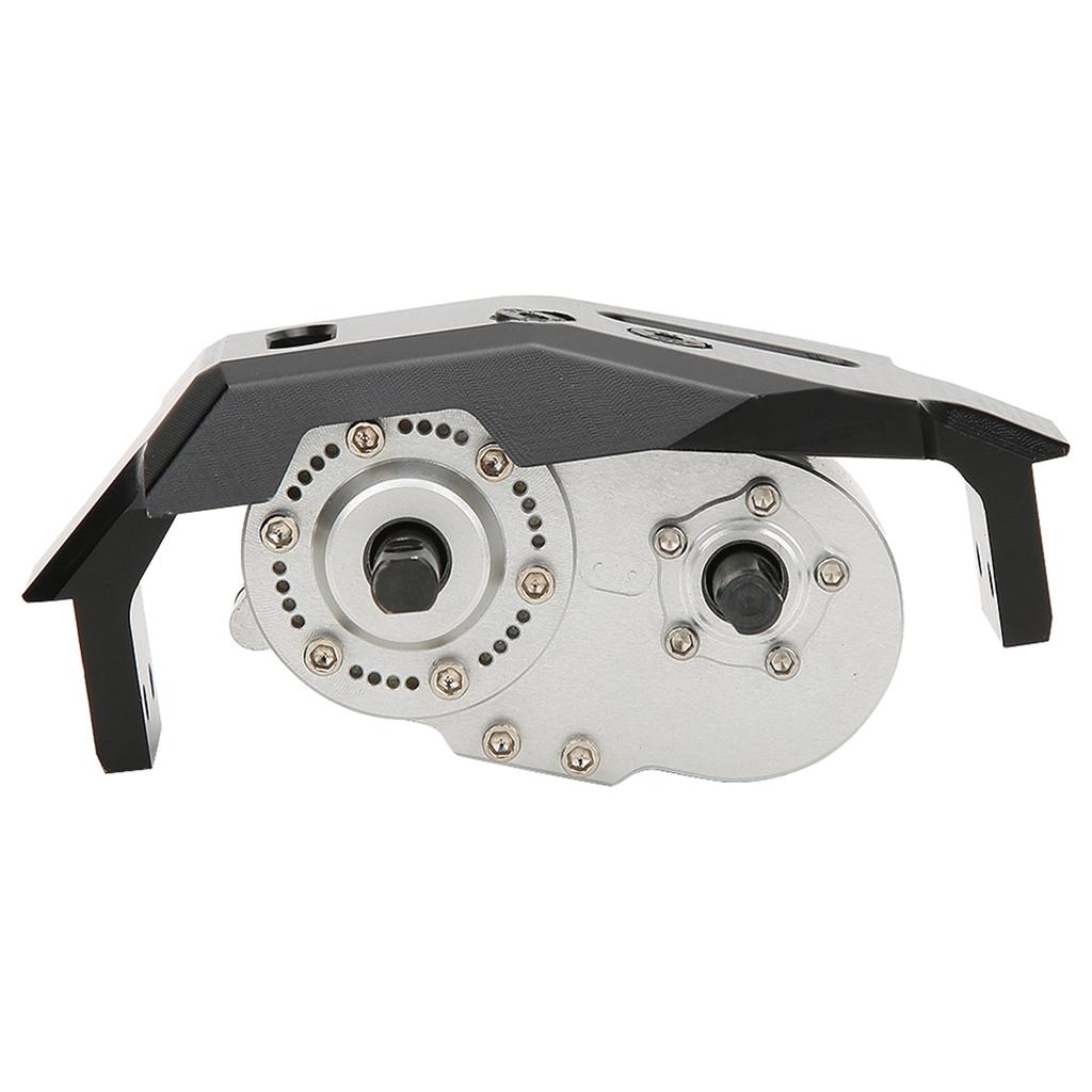 Metal Gearbox Transfer Case with Mount Fit for D90 1 10 RC Crawler Car Model