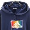 adidas 90s Old Long sleeve Sweatshirts S-M Navy Descente Men's Used