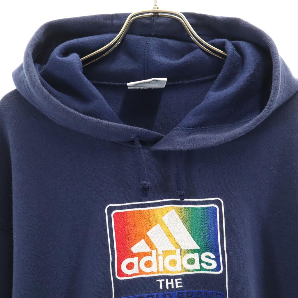adidas 90s Old Long sleeve Sweatshirts S-M Navy Descente Men's Used