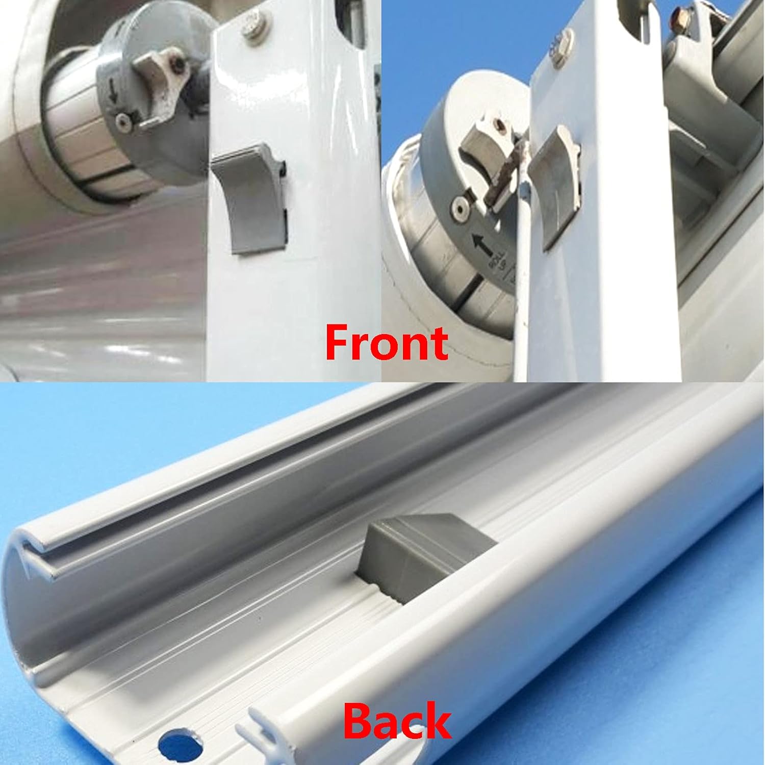 DEF 830472P002 RV Awning Arm Slider Catch Kit Compatible with Dometic A&E 8500 9000 (2 Slider Catch)