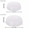 Tampa de silicone reutilizável para embalagem de alimentos, tampa de vedação para alimentos frescos, tampa de silicone elástica a vácuo, tampa de silicone para cozinha, tampa antirrespingos para tigela de micro-ondas