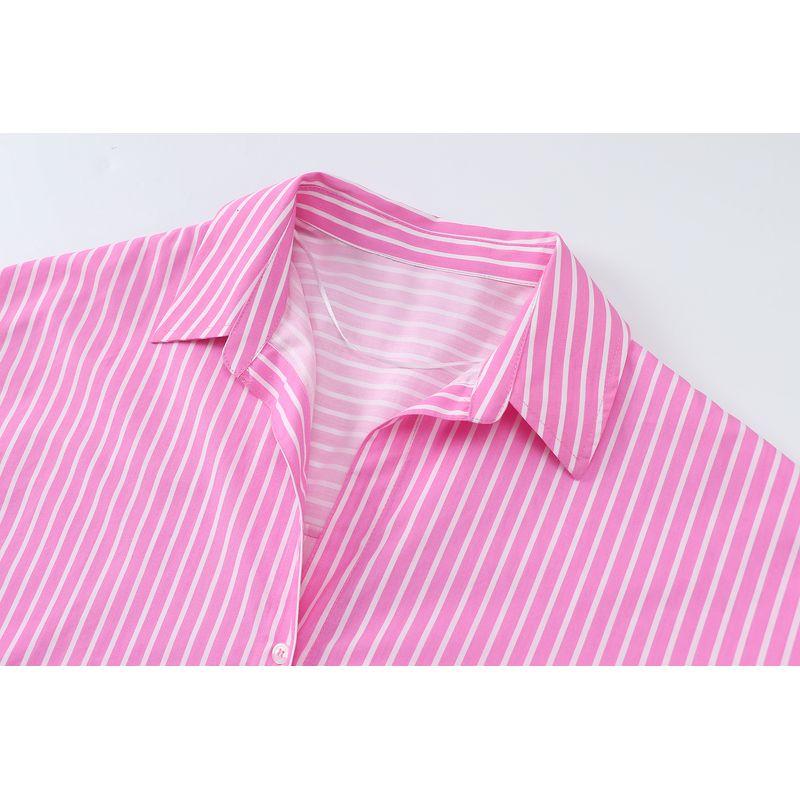 Kaslead New Arrival Women's Fashion Style Fashion All-Match Basic Poplin Shirt 3057422046