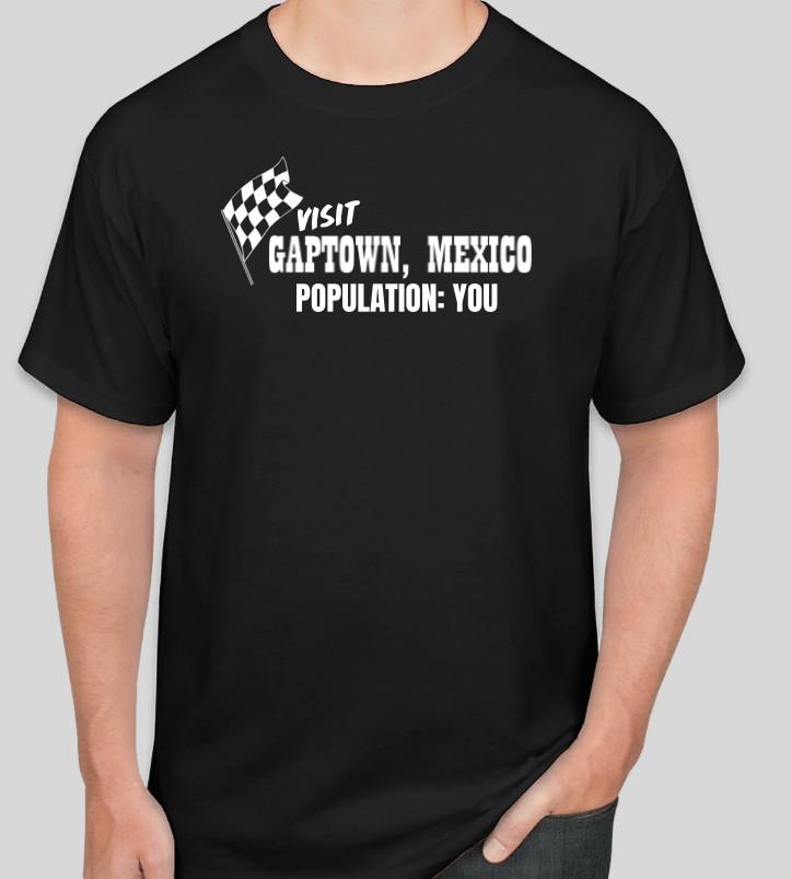 GAPTOWN MEXICO Motor Sport Racing T-shirt FUNNY GIFT DAD SHIRT TEE DRAG M