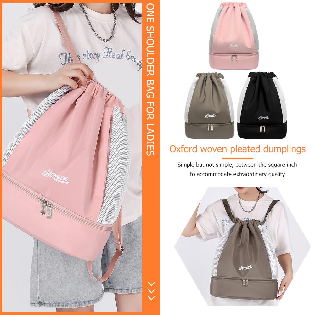 Buy Drawstring Swimming Backpack Fitness Bag Waterproof Pool Beach Dry