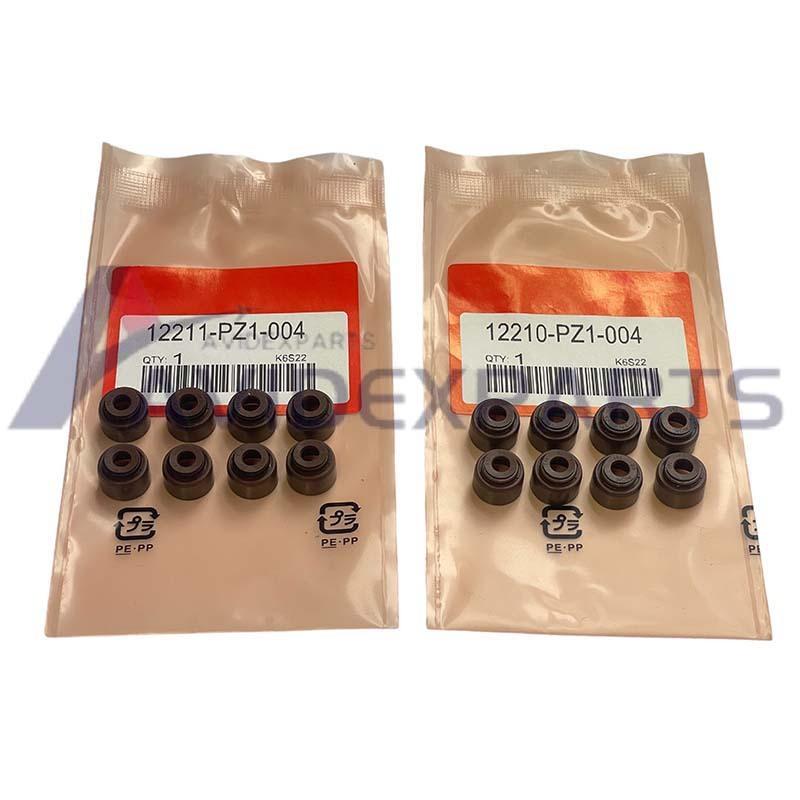 16pcs Valve Stem Oil Seal Kit 12210-PZ1-004 12211-PZ1-004 For honda Civic Accord car intake and exhaust valve oil seal