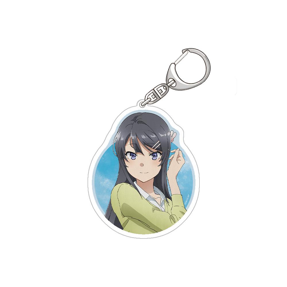 

Rascal Does Not Dream Sakurajima Mai Azusagawa Kaede Koga Tomoe Futaba Rio Toyohama Nodoka Acrylic Keychain Bag pendant Gifits 6 cm