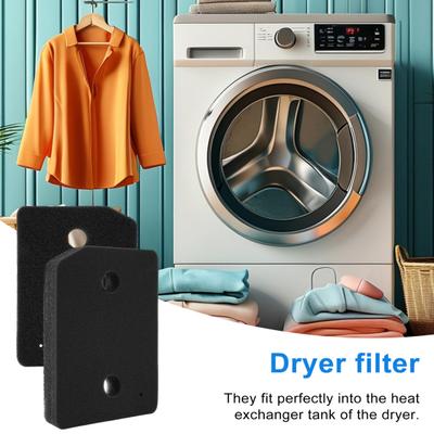 6-teiliger Trocknerfilter Ersatz für Miele T1 Wärmepumpen-Wäschetrockner 9164761 Flusenschaumfilter Professionelles Trockner-Ersatzteilzubehör