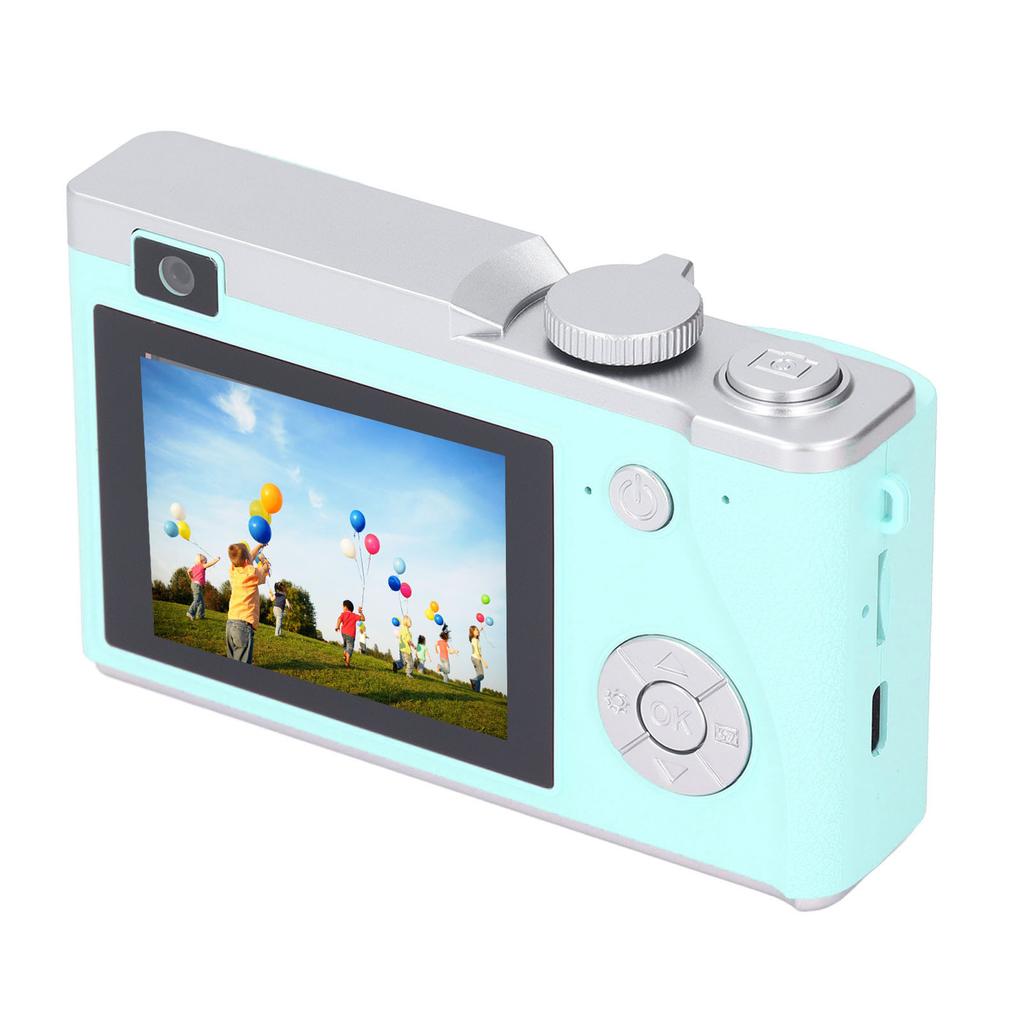 48MP 1080P Digital Camera 16X Digital Zoom 2.4inch HD Display Front and Rear Dual Lens Type C Charging Point and Shoot