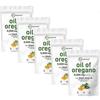 (5packs) Oil of Oregano Black Seed Oil 6000mg Nutrition Gels & Chews 180/300 Count