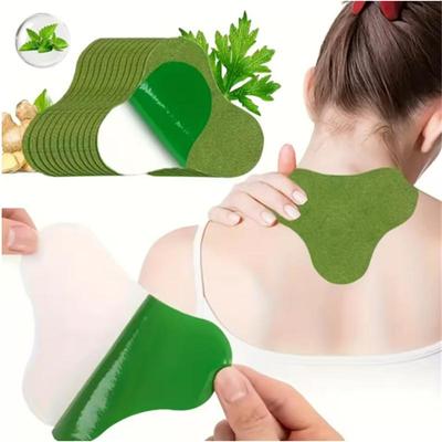 Parche para el cuello con ajenjo para aliviar el dolor de las articulaciones cervicales, parches de hierbas chinas para aliviar el dolor de las articulaciones musculares
