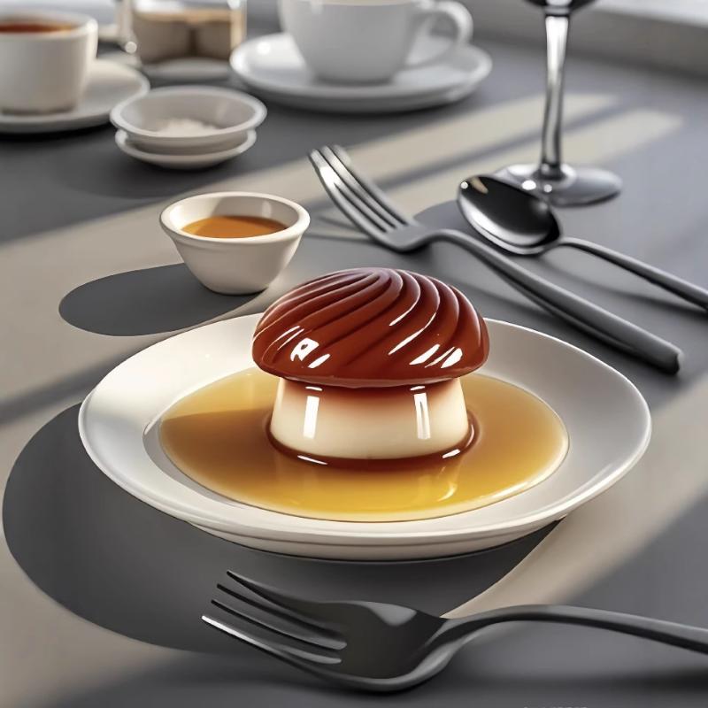 Spiral Mushroom Mousse Cake Pudding Silicone Mold French Pastry Chocolate Christmas Valentine'S Day Holiday Mold Baking Tools