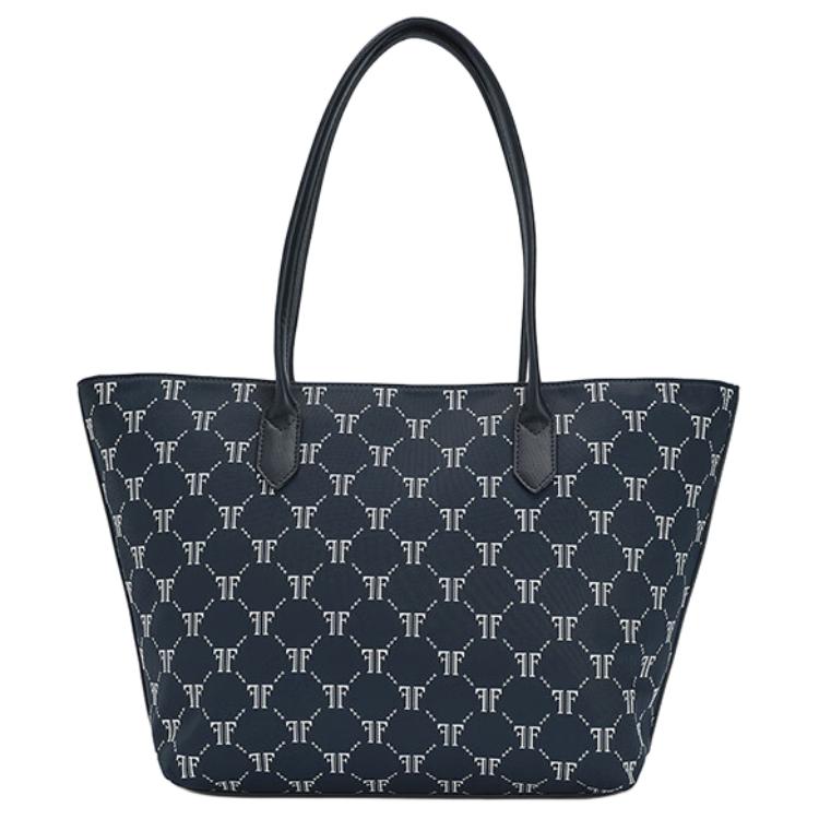 

Новая тканевая сумка-тоут FILA, сумка для покупок, дамская сумочка, сумка через плечо Большая женская Легендарный синий F13W443162FNV 42.9*14.5*25.9CM