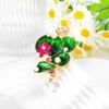 New Chinese Lotus Leaf Brooch Classical Elegant Fashion Cheongsam Accessories Collar Pin Pearl Tassel Clothing