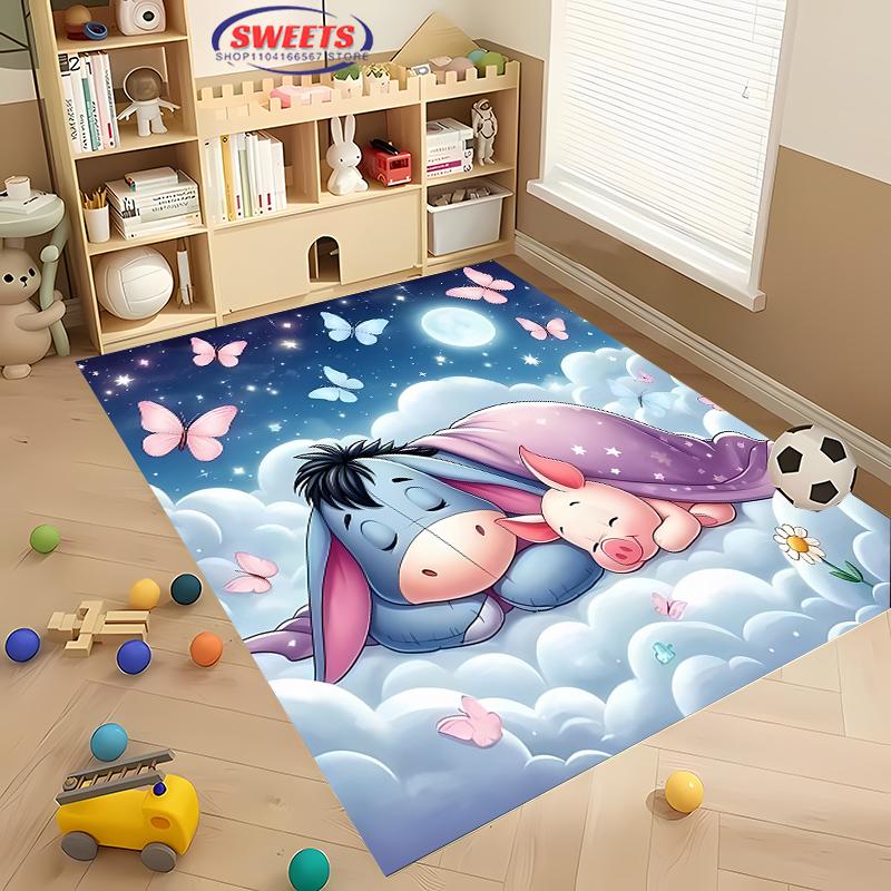 Neue Regale ! Beliebter Winnie Puuh I-Aah Teppich, Wohnzimmer Schlafzimmer Büro Kinderzimmer der Wahl, Rutschfeste Waschbare Matte