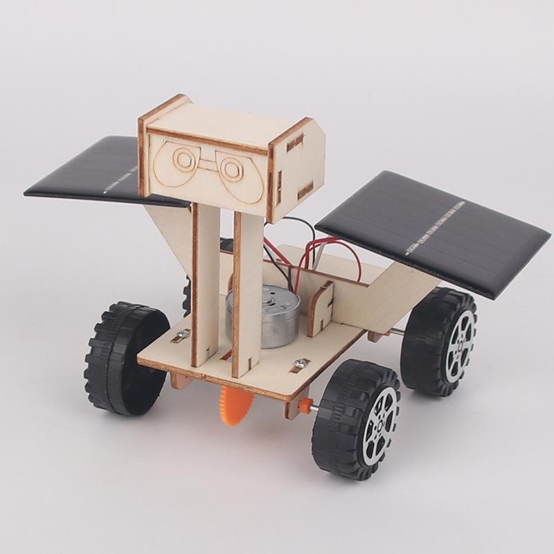 Solar Lunar Exploration Vehicle Childrens DIY Hand-assembled Model Pediatric Science and Technology Small Production G08