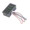 Green 4 Digit LED Motor Tachometer RPM Speed Measure Meter NPN Hall Proximity Switch Sensor